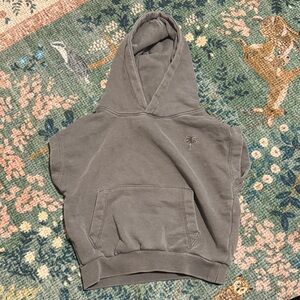 Zara Kids Washed Grey Hoodie